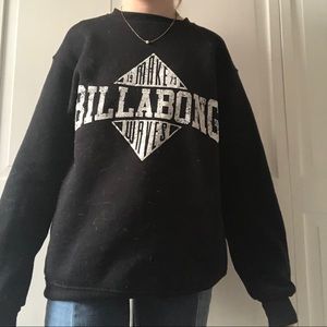 black billabong sweatshirt